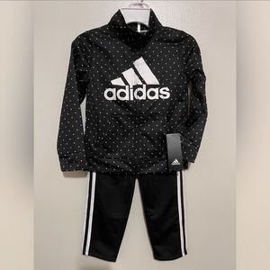 ADIDAS Polka Dot Two-Piece Track Suit for girls